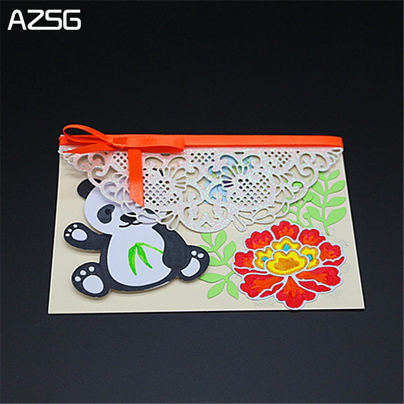 

AZSG Flowers Patern Metal Cutting Dies for Scrapbooking Photo Album Embossing DIY Paper Cards Making Decorative Stencil Craft
