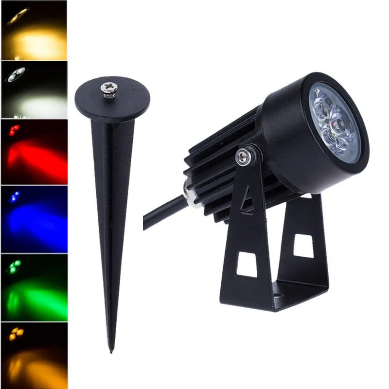 Koop 2 stks Mini 12 v 3 w LED Waterdicht Gazon Lamp Tuin Verlichting energiebesparende Vakantie Decoratieve Yard Outdoor landschap Licht G0 L02