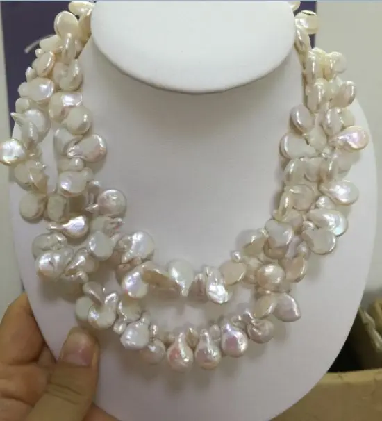 

CLASSIC 14-16MMSOUTH SEA MULTICOLOR PURPLE PEARL NECKLACE 38INCH14KGP