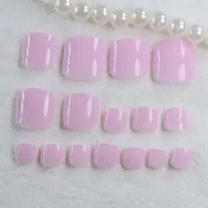 Baby Pink Fake Nails Nails Aliexpress