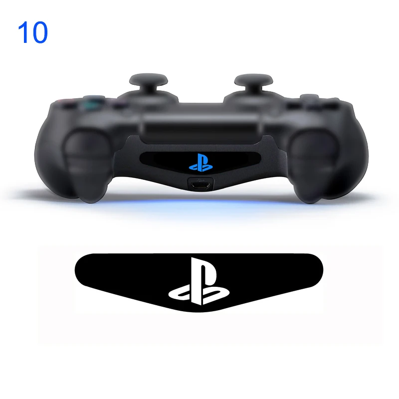 Одна штука наклейка для sony Play station 4 PS4 контроллер светодиодный светильник наклейка для бара ПВХ наклейка для PS4 Dualshock геймпад управление - Цвет: NO 10