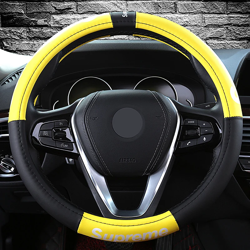 Buy KKYSYELVA car steering wheel cover 38cm Fashion Wheel Covers for Women Lady