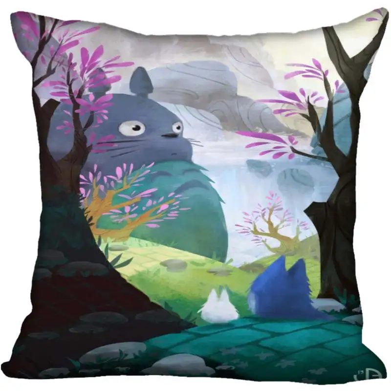 Индивидуальный квадратный Чехол на подушку My Neighbor Totoro индивидуальный чехол
