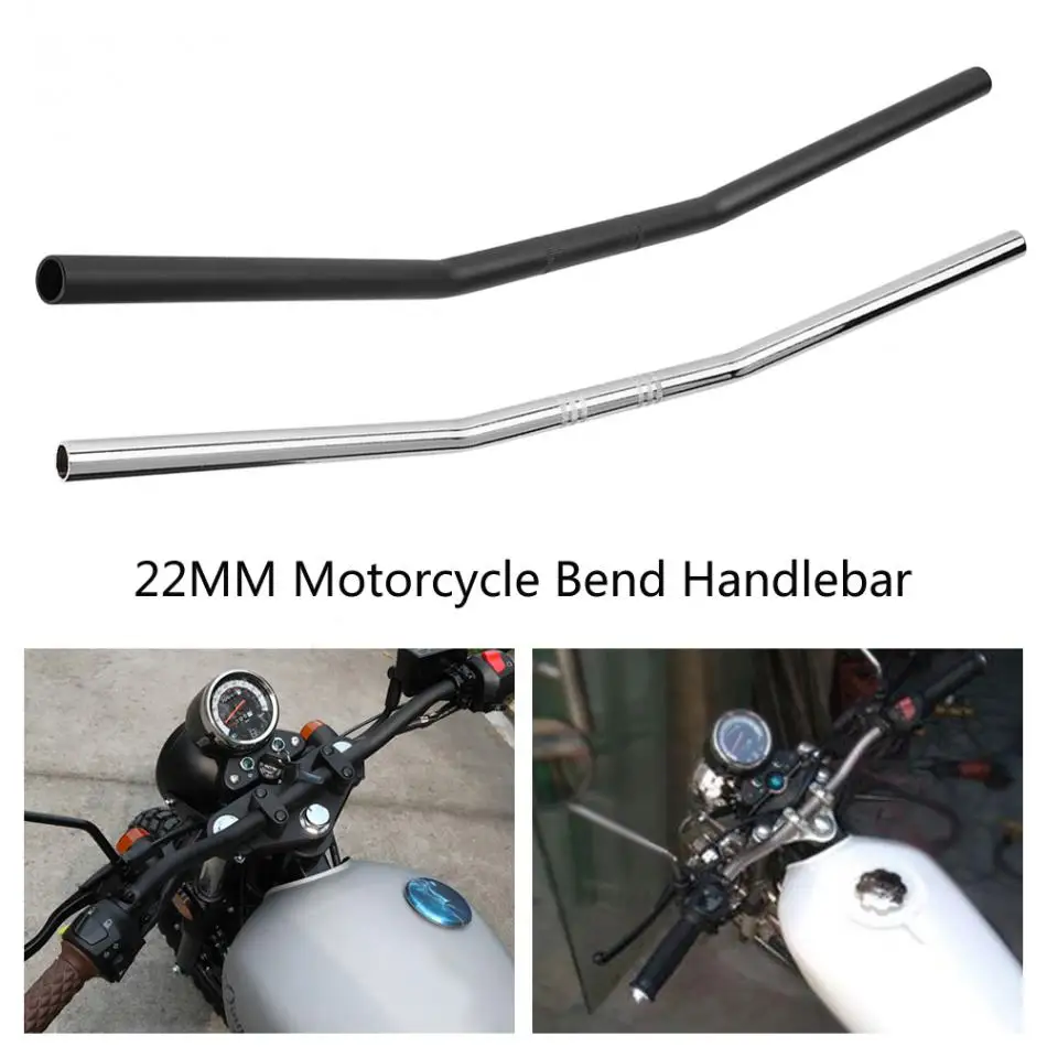 Universal Motorcycle Bend Handlebar 7/8Inch 22MM Motorcycle Retro Bend
