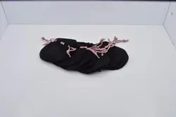10-100 шт Pink Ribbon Фланель сумка для бисера браслет Цепочки и ожерелья Для женщин Оригинал Европа Jewelry черный край упаковки