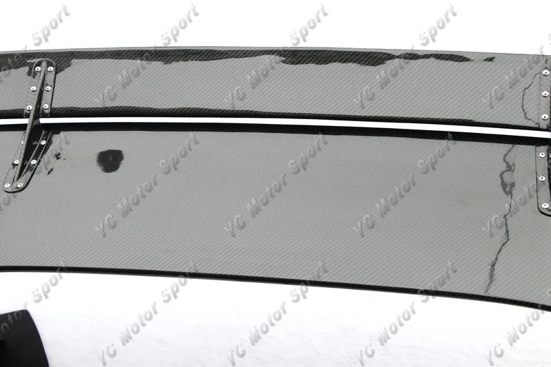 1996-2000  Mitsubishi Evolution 4-6 Voltex Type5 Style GT Wing 1600mm CF with 390mm Aluminum Stand (7)