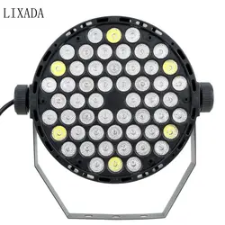 Lixada DMX-512 сценический эффект светильник RGBW светодиодный PAR Светильник Strobe Профессиональный 8-канальный сетевой видеорегистратор DJ лампы