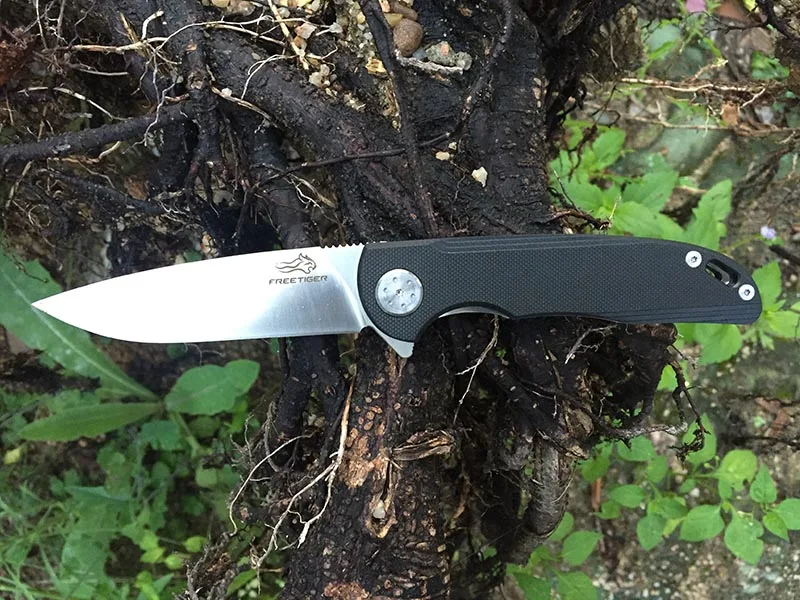 FREETIGER FT901 новый складной карманный нож D2 лезвие G10 ручка шариковый подшипник для