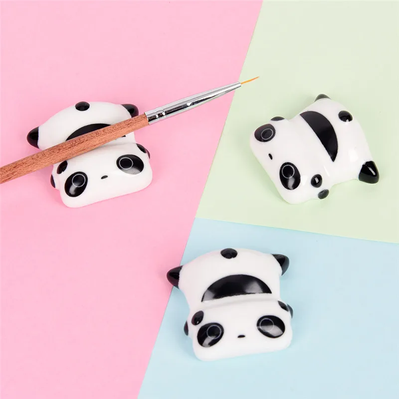 Керамический маленький настольный держатель для карандашей Panda Rabbit кистей