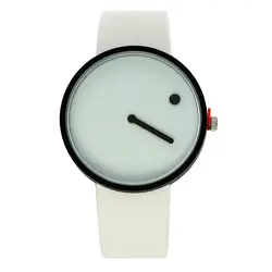 Бренд минималистичный стиль наручные часы Креативный дизайн точка и линия простые лицо кварцевые часы в подарок часы Relogio Feminino