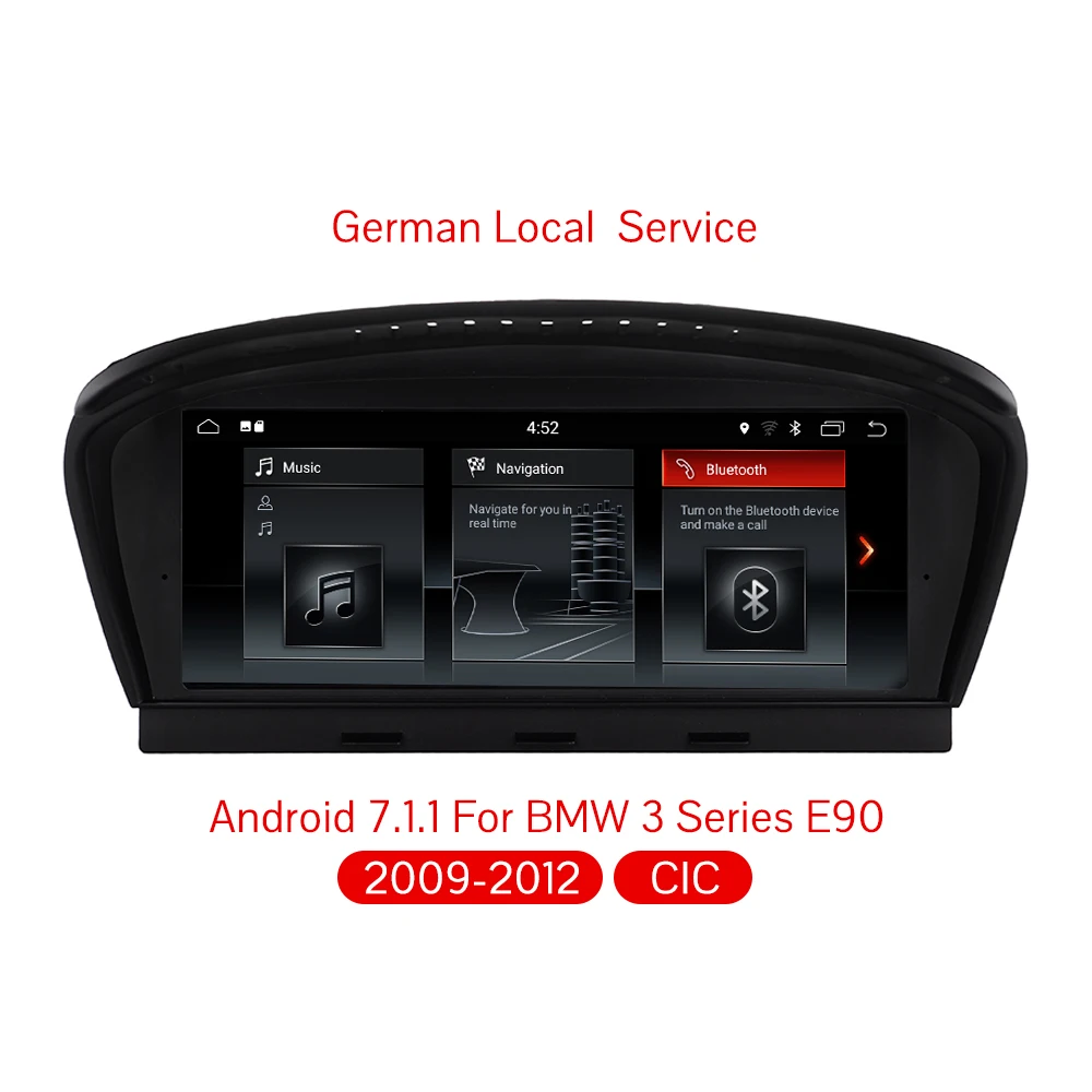 Android 7.1  Car Navigation Player car DVD player Car Audio for BMW 3 Series E90  E60 2009-2011 With CIC System 32GB auto GPS