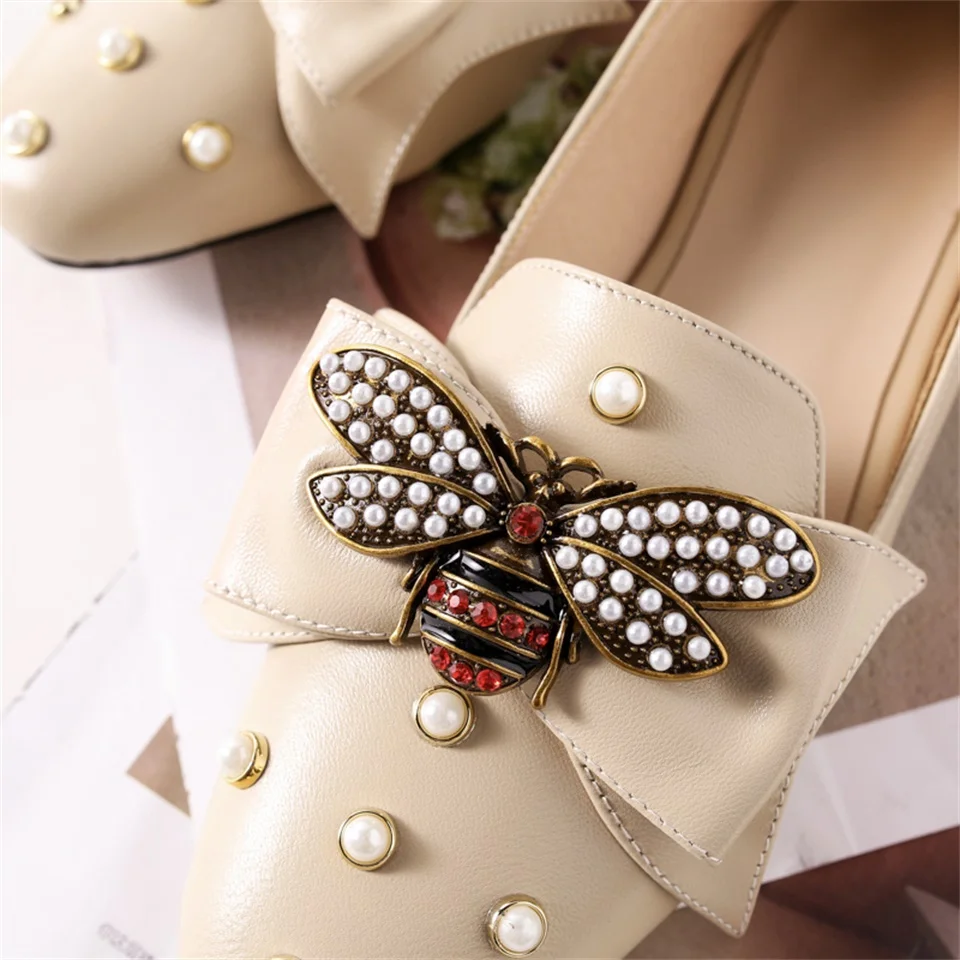 spring and summer fashion women flat shoes high quality fabrics beautiful bow decoration comfortable women's shoes