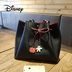 Disney рюкзак Микки Маус для женщин мультфильм Леди Мода девушка хозяйственная сумка PU сумочка большой емкости Досуг Мумия уличные сумки