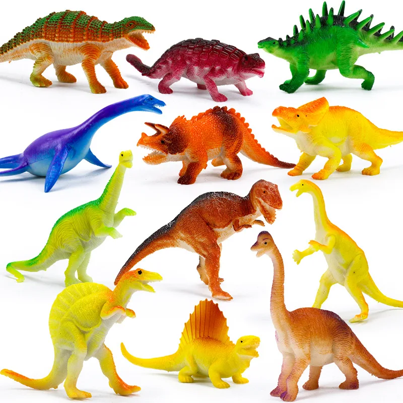 Набор игрушечных динозавров для моделирования животных, пластиковые игровые игрушки, динозавр Юрского периода, модель растения, фигурки для детей, подарок для мальчиков, домашний декор