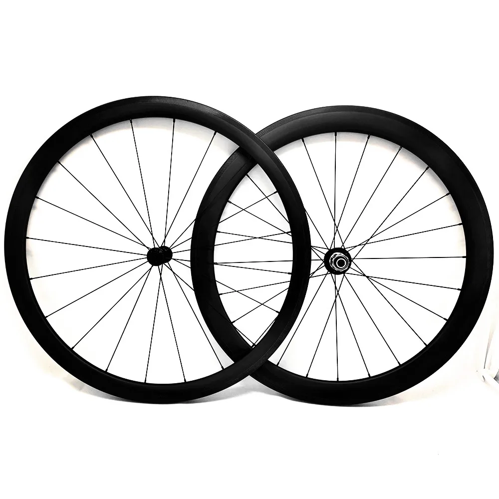 

carbon road wheels 700c front 38mm rear 50mm clincher road bike wheel ENVE brake carbon bicycle wheels powerway R13 1432 spokes