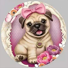 

New Arrival Fashion Diamond Painting Dog 5D DIY Cross Stitch Full Round Square 3D Home Decor Mosaic Picture Gift Partial
