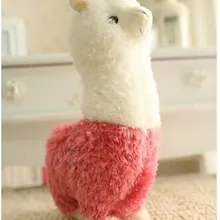 Милая плюшевая овечка игрушка креативный бог Кукла чудовище розовая игрушка Альпака подарок около 35 см