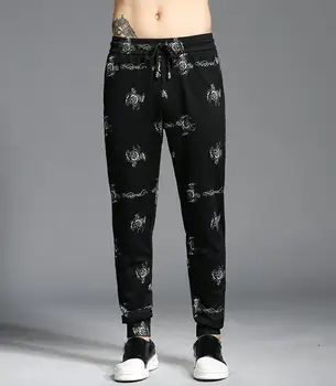 

2019 fitness leisure pant Fitted sport trousers men
