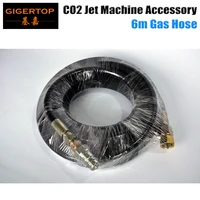 TIPTOP Co2 струйная машина 6 м/10 м/15 м Высокое давление стандартная длина новый дизайн латунный Фитинг Двойной разъем белый пластик Прокладка - изображение