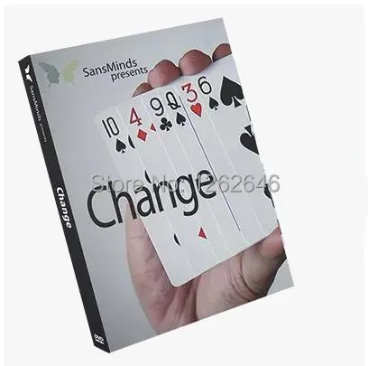 

Free shipping! Change by SansMinds - Card Magic Tricks,Mentalism,close up magic,Illusions,Stage Magic,comedy