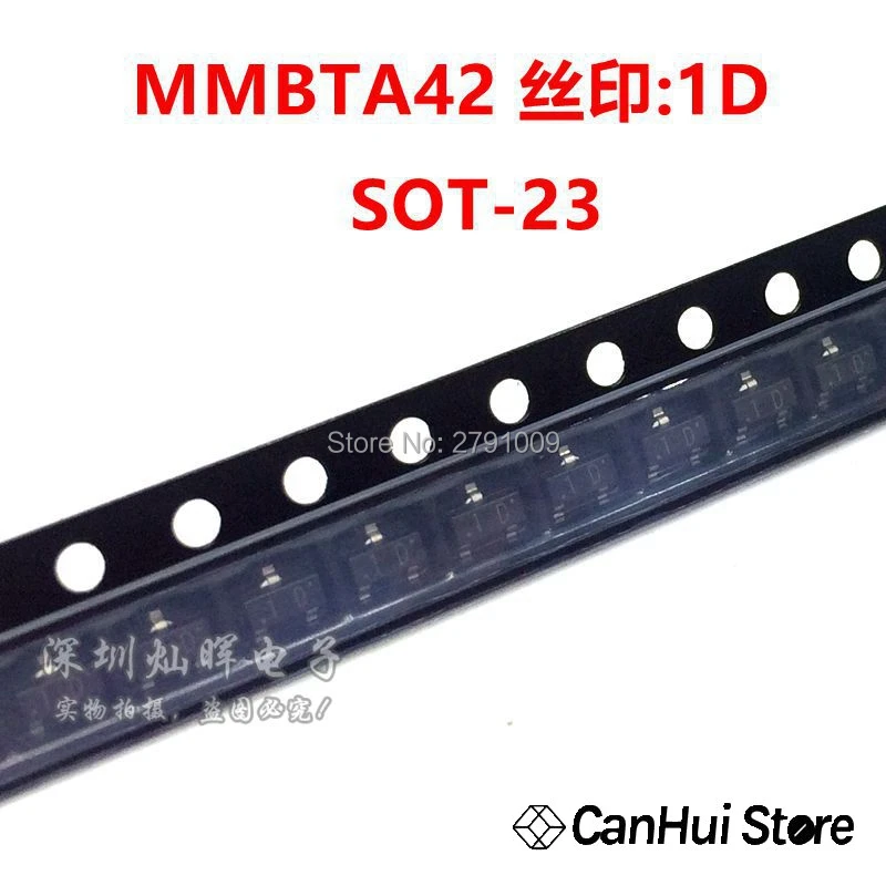 100 шт. MMBTA42 SOT23 A42 SOT MMBTA42LT1G SMD 1D SOT-23 3P новый транзистор | Инструменты