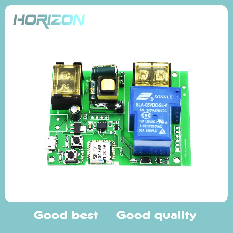 

Wifi Relay Switch Module High Power 220V 30A 6000W Phone Remote Control