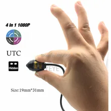 CCTV микро Пуля sony IMX323 Senor 2.0MP 1080P Мини Пуля AHD/TVI/CVI/CVBS камера UTC 4 в 1 скрытое использование безопасности с кронштейном