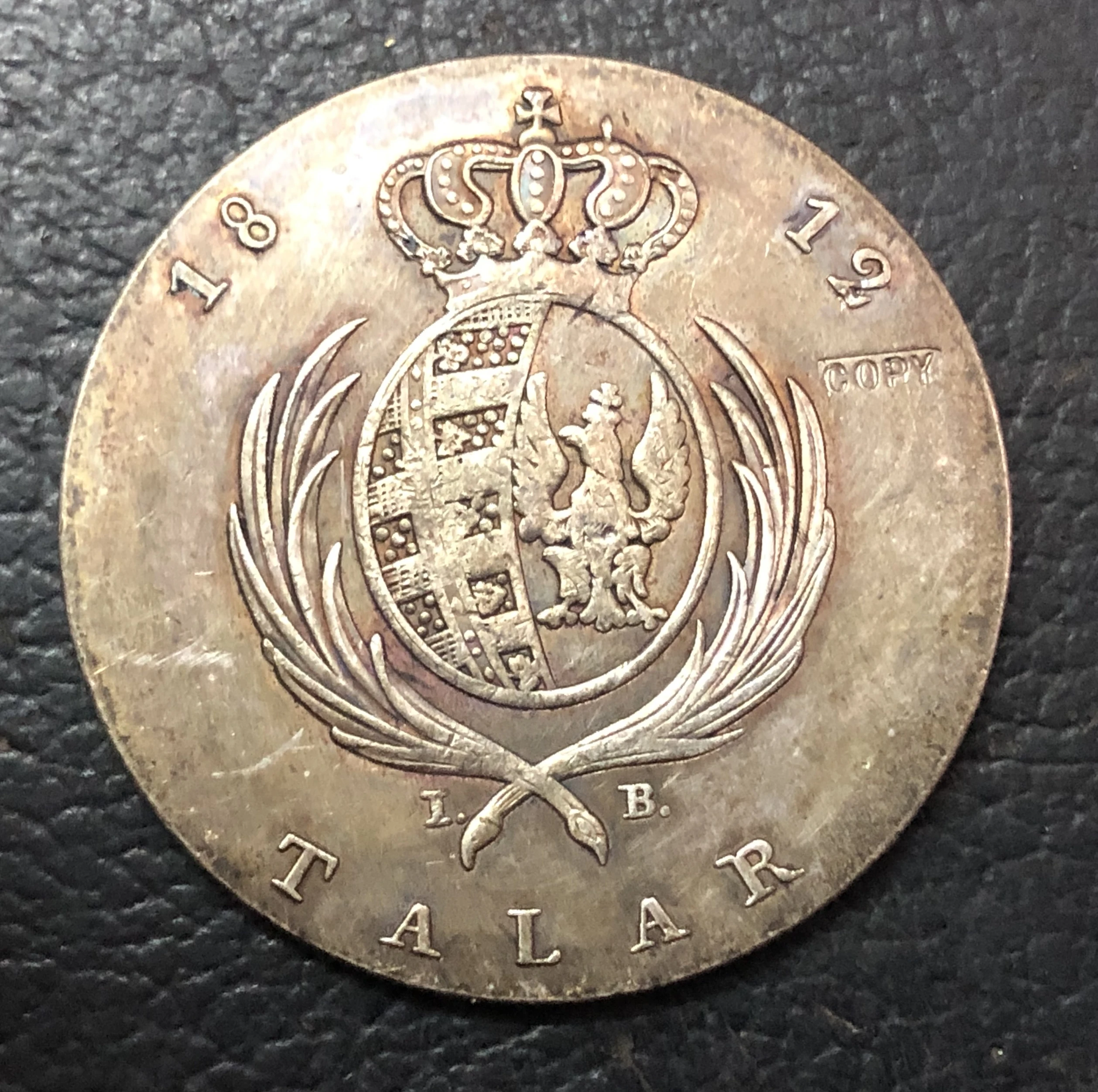 

1812 Prussian Partition of Poland 1 Talar - Friedrich August l