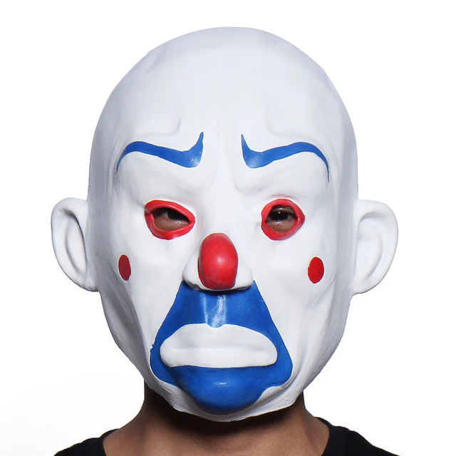 Bank Robber Clown Halloween Party Mask Scary Clown Party Costume