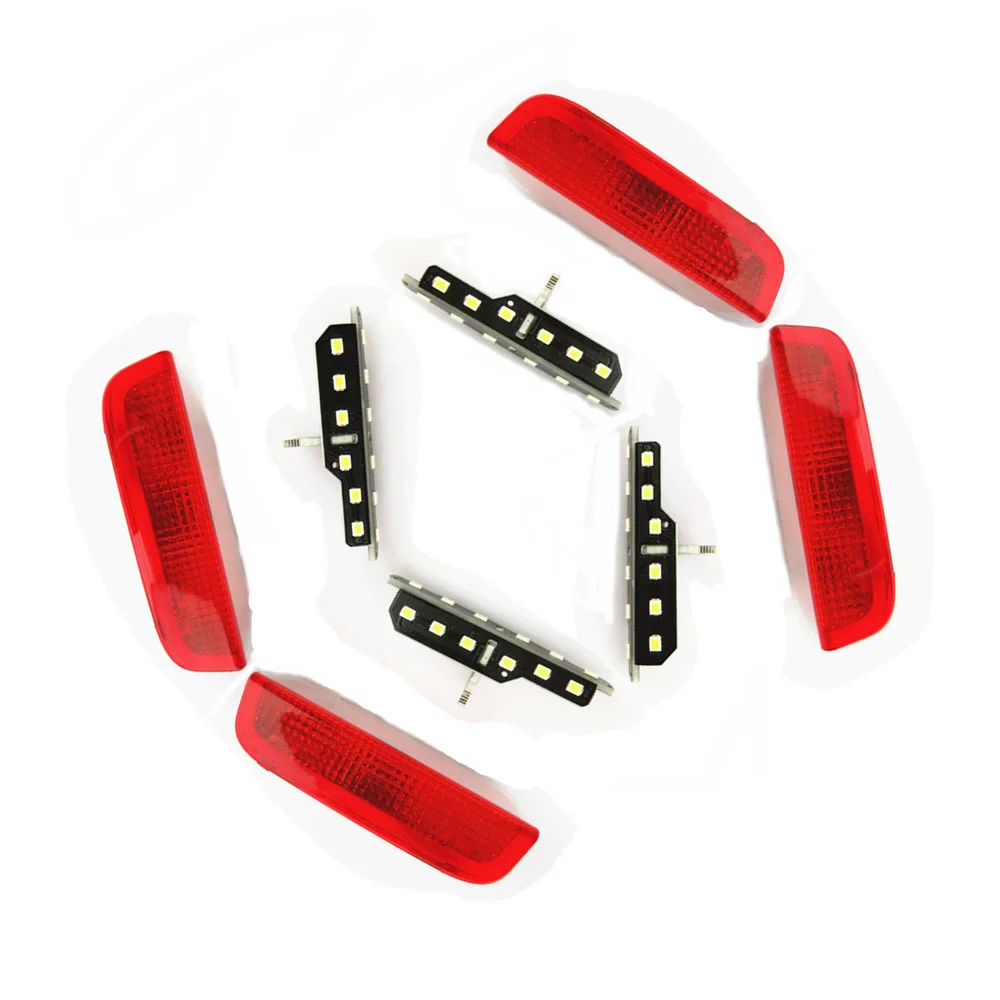 

READXT For Passat B6 B7 CC Golf 5 6 MK6 7 MK7 Plus Tiguan Seat Car Door Panel Led lights Door Warning Led Light Lamp 3AD 947 411