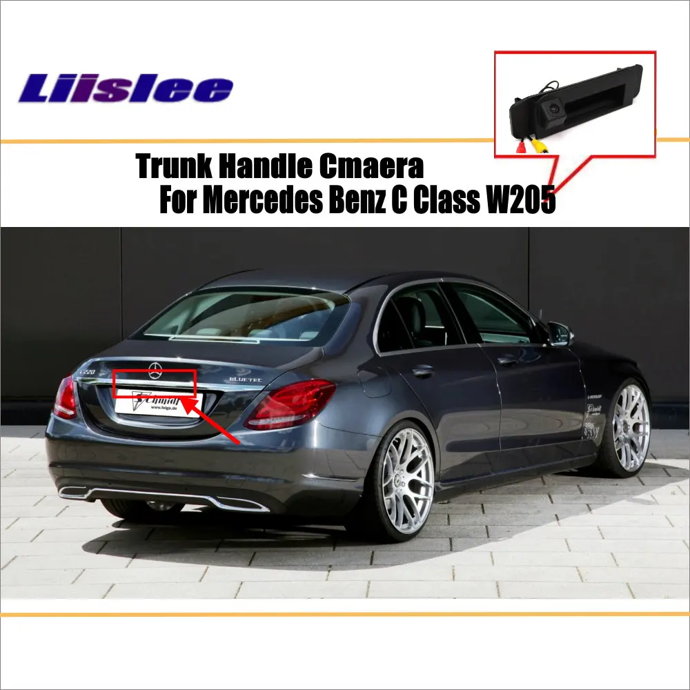 

Car Rear View Camera For Mercedes Benz C Class W205 / Reverse Camera / HD CCD RCA NTST PAL / License Plate Lamp OEM