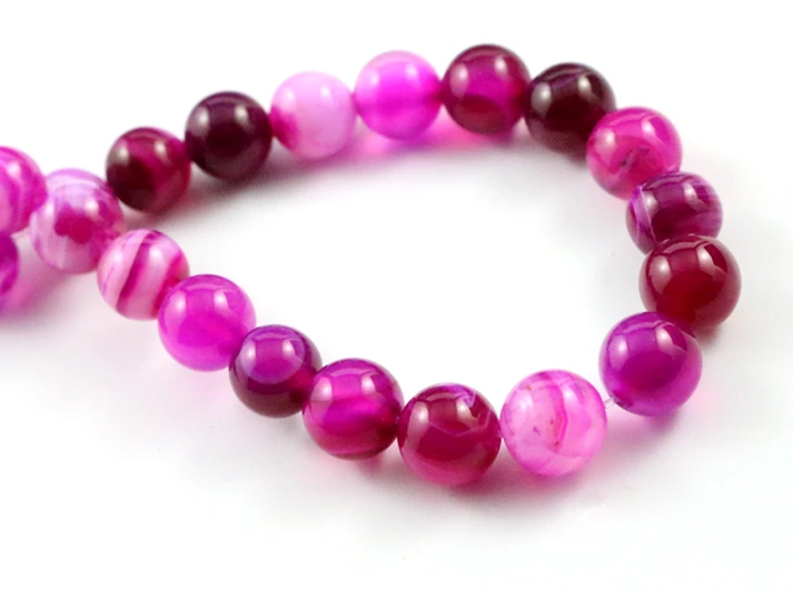

8mm 45pcs/string Natural Stone beads Pink lines Pattern Stone Special Stone beads For jewelry making Wholesale and Retail-M7-01