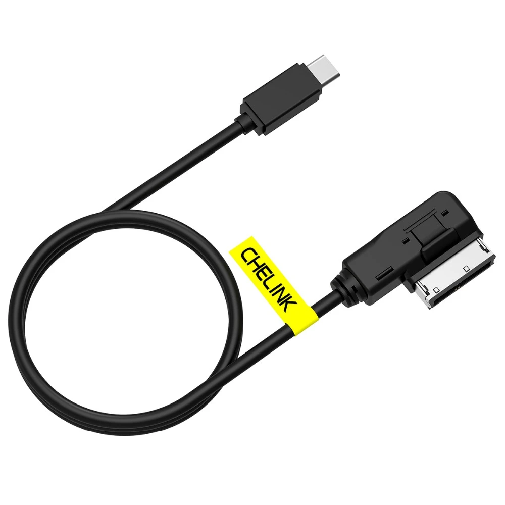 Chelink アウディ Mmi Ami Mdi 車 Aux アダプタケーブルタイプ C インタフェースケーブル充電器コネクタ Android のスマートフォン Cables Adapters Sockets Aliexpress