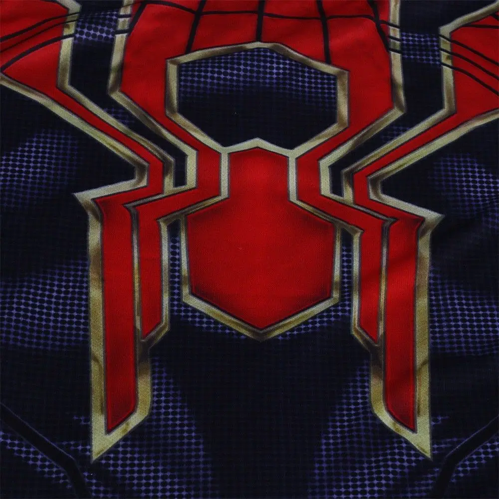 Cosplay Avengers Infinity War Spiderman T-Shirt Long Sleeve Men's T-Shirts New7