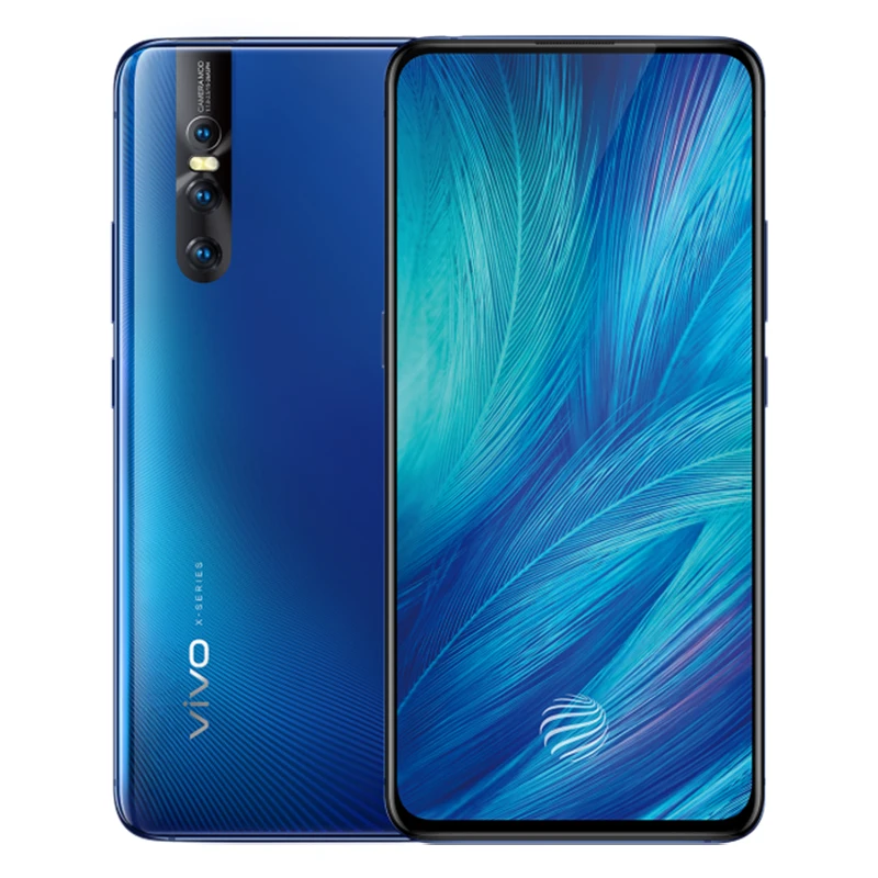 Vivo X27 мобильный телефон 6,39 дюймов 8 ГБ+ 256 ГБ Snapdragon 710 Android 9 4000 МП три кадра мАч смартфон
