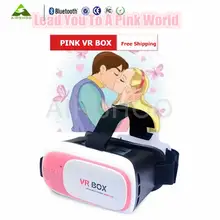 Newest VR BOX Up Colorful Version Google Cardboard VR Headset Virtual Reality 3D Glass Game Movie + Wireless Gamepad Control