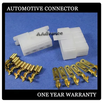 

8 pin Male and Female locking connector 6.3mm 250B Type