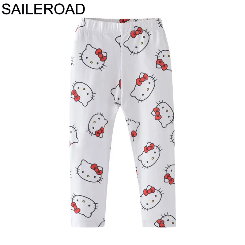 

SAILEROAD Girls Leggings for Kids Pencil Pants Cartoon Rabbit Embroidery ChildrenTrousers Clothes Spring Autumn Toddler Pants