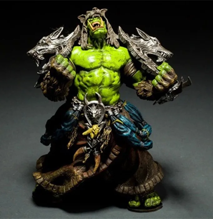 15cm DC Unlimited Series 1 Wow Action Figure Orc Shaman Rehgar Earthfury WOW Character PVC Figure