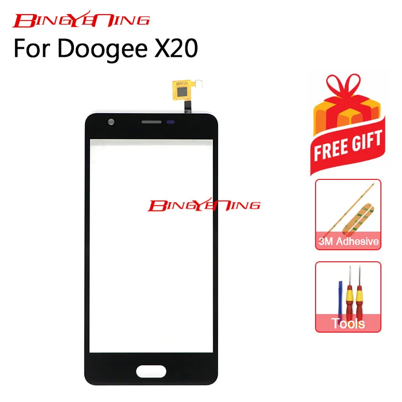 BingYeNing New Original 5.0 inch Touch Screen Assembly Replacement For Doogee X20 model Phone | Мобильные телефоны и