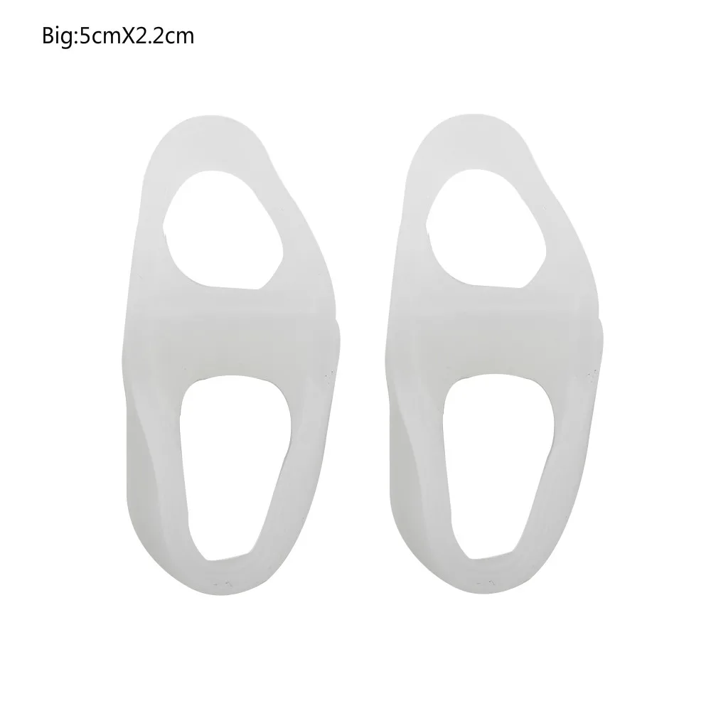 2-5 Holes 2Pcs/set Silicone Protector Toe Separator Corrector Bunion Thumb Valgus Protector Preventing Nail Tools Foot Care - Цвет: Светло-серый