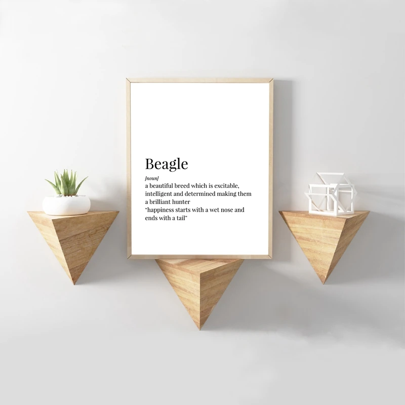 Beagle Canvas Art Picture Home Decor