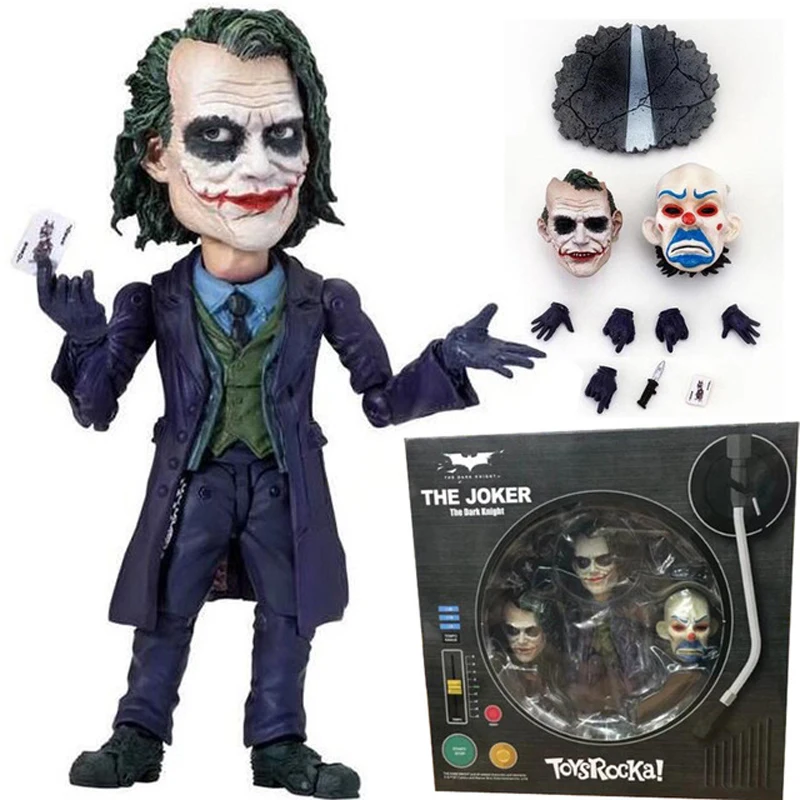 The Dark Knight Batman Movie The Joker Bane Catwoman Figure Movable Eyes Joint Collectible Model Toys PVC Action Figures Doll (20)