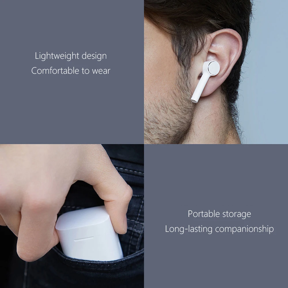 Xiaomi Air гарнитура TWS Bluetooth Беспроводные спортивные стереонаушники ANC