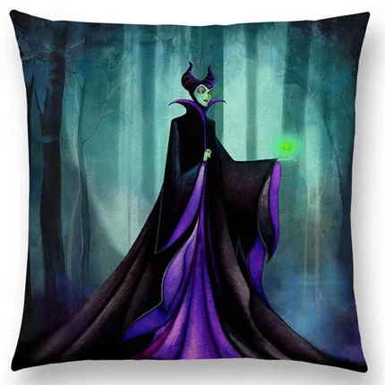 Алиса сны милый кот волшебная луна ночь чудес Изумрудный лес ведьмы Хэллоуин танец подушка для дивана бросок наволочка - Цвет: 17