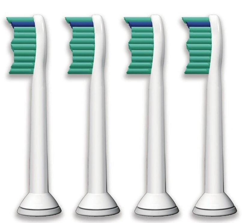 4 шт./лот HX6014 Зубная щётка головки для Philips Бриллиант Чистой, FlexCare +, FlexCare здорового белый, легко чистить, proresult, Sonicare R710 - изображение