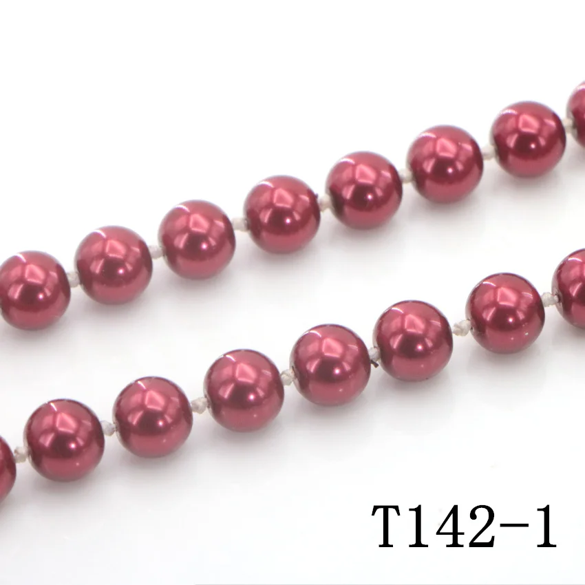 Natural pearl necklace, South China baroque pearl mother's gift jewelry necklace 925 silver pure gold necklace (1)
