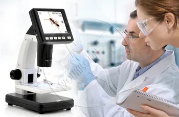 

multi-use USB / AV 500x 3.5" Electronic Digital Microscope Magnifier 8 LED Ligth