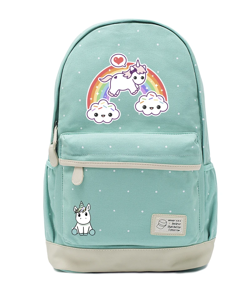 Unicorn Printing Waterproof Backpacks -Unicorn Fashion