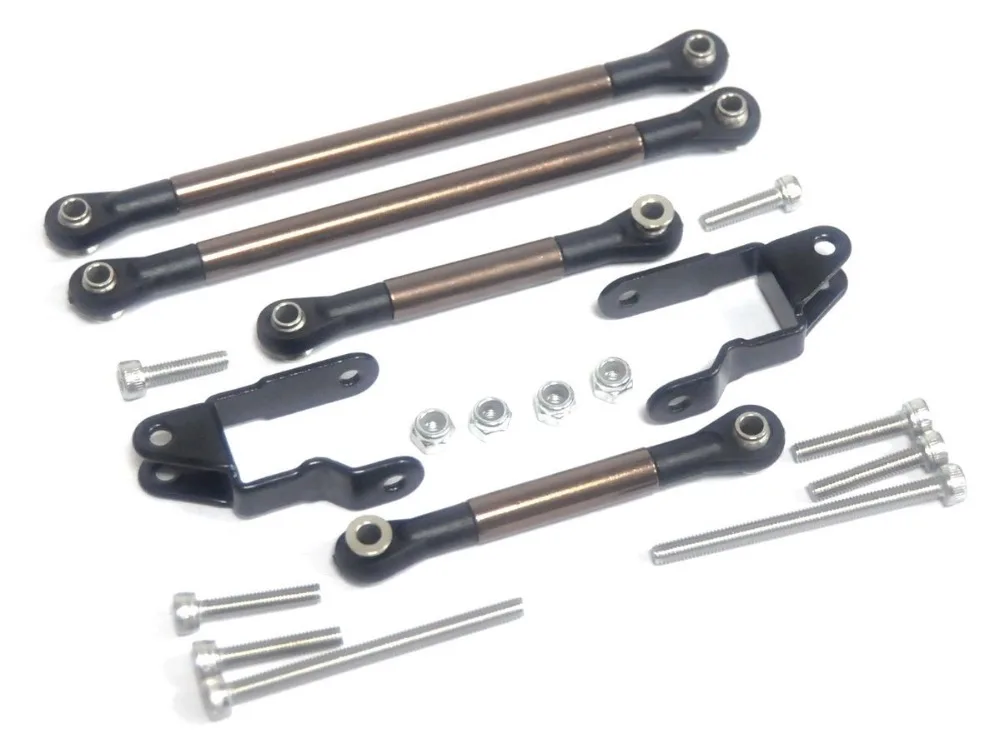Aluminum Rear Chassis Suspension Links with Rear Damper Mount for